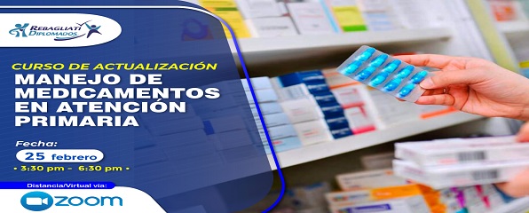 CURSO DE ACTUALIZACIÓN  "MANEJO DE MEDICAMENTOS EN ATENCIÓN PRIMARIA"