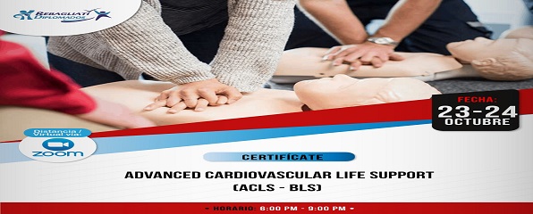 CERTIFÍCATE  "ADVANCED CARDIOVASCULAR LIFE SUPPORT"  (ACLS - BLS)